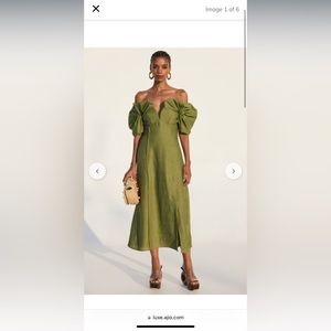 cult gaia Muna off the shoulder dress so size 2